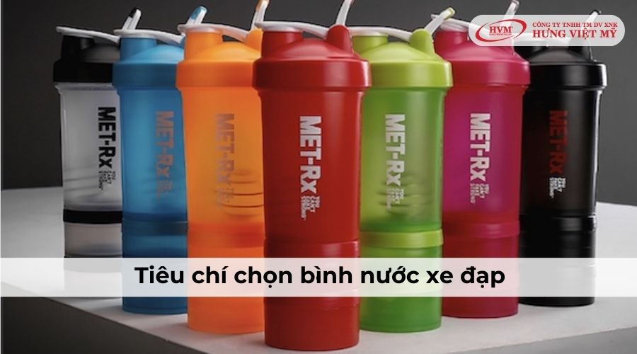 tiêu chí chọn bình nước xe đạp