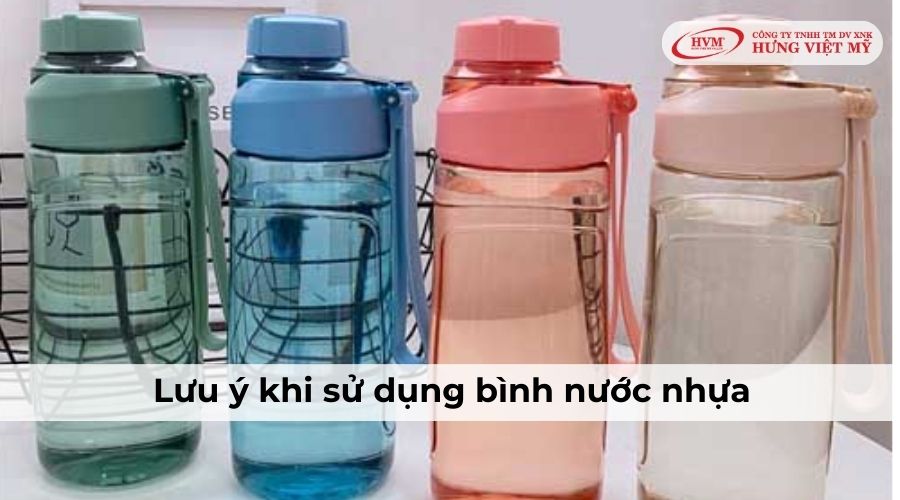 lưu ý khi chọn bình nước nhựa