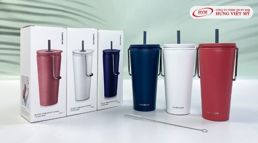 bình giữ nhiệt có ống hút lock&lock​