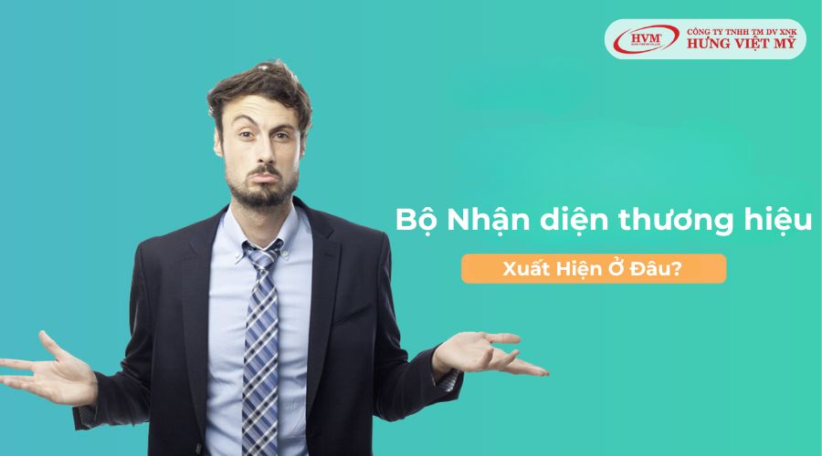 bộ nhận diện thương hiệu thường có tại đâu?