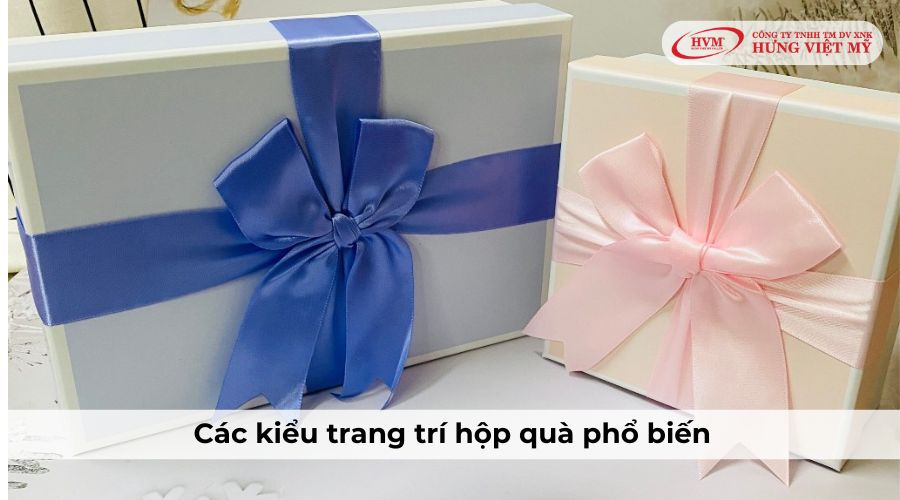 cách trang trí hộp quà bằng giấy​