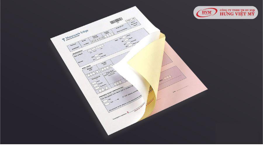 Chất liệu giấy Carbonless
