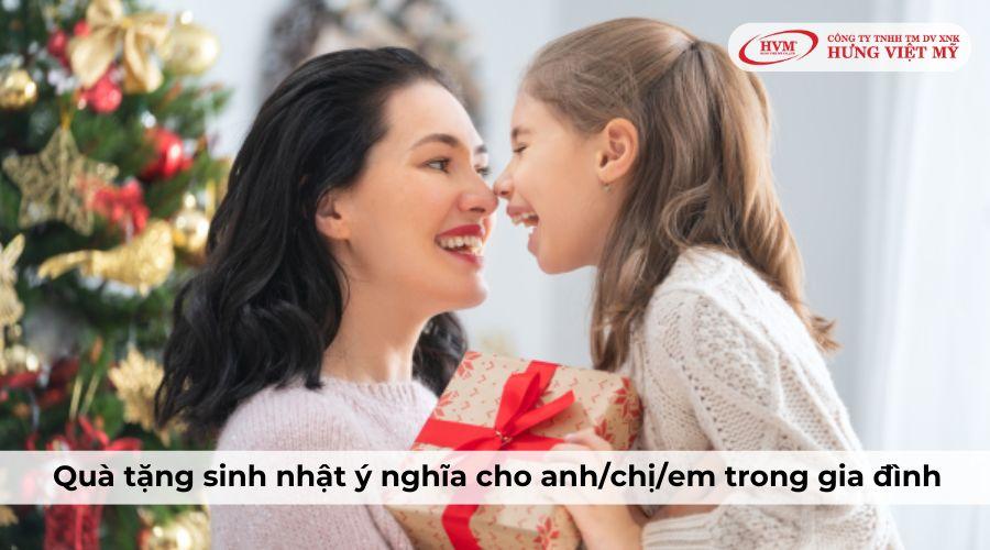 Quà sinh nhật ý nghĩa cho anh chị em trong nhà