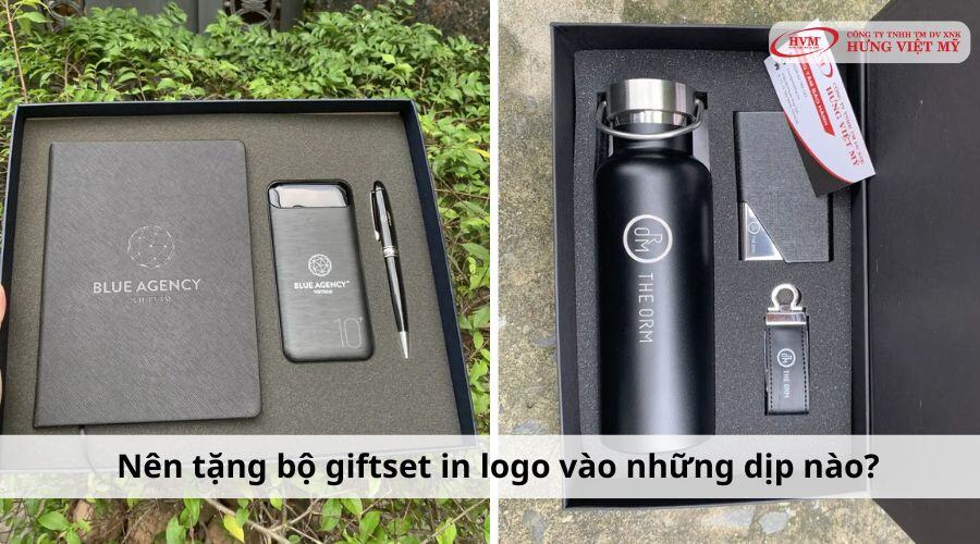 Nên tặng bộ giftset in logo vào những dịp nào?