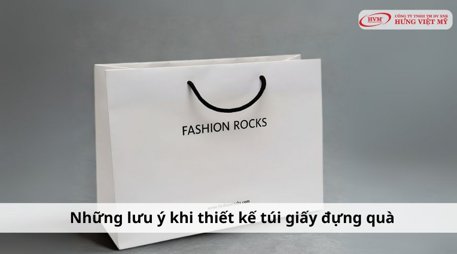 Những lưu ý khi thiết kế túi giấy đựng quà