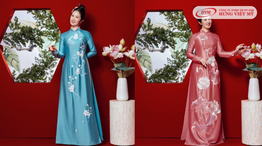 Áo dài quà tặng sinh nhật mẹ