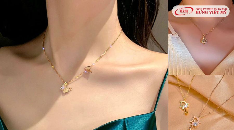 Dây chuyền vàng quà tặng sinh nhật mẹ