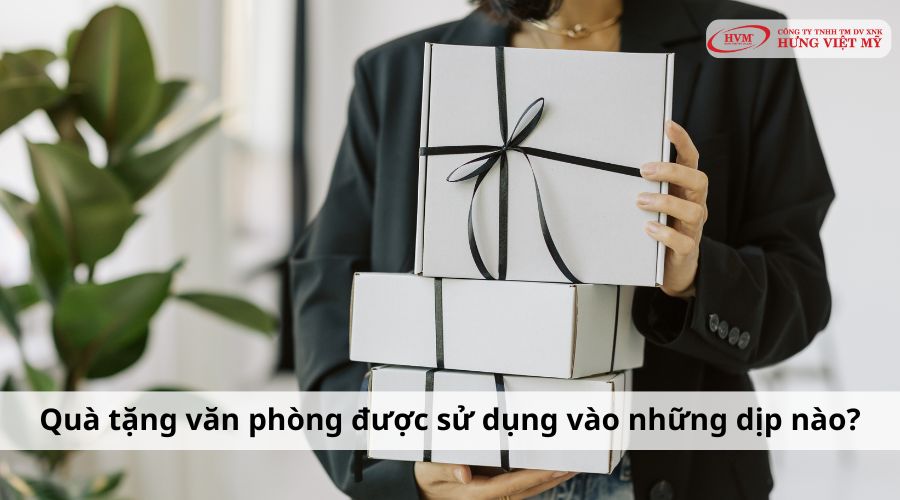 Quà tặng văn phòng được sử dụng vào những dịp nào
