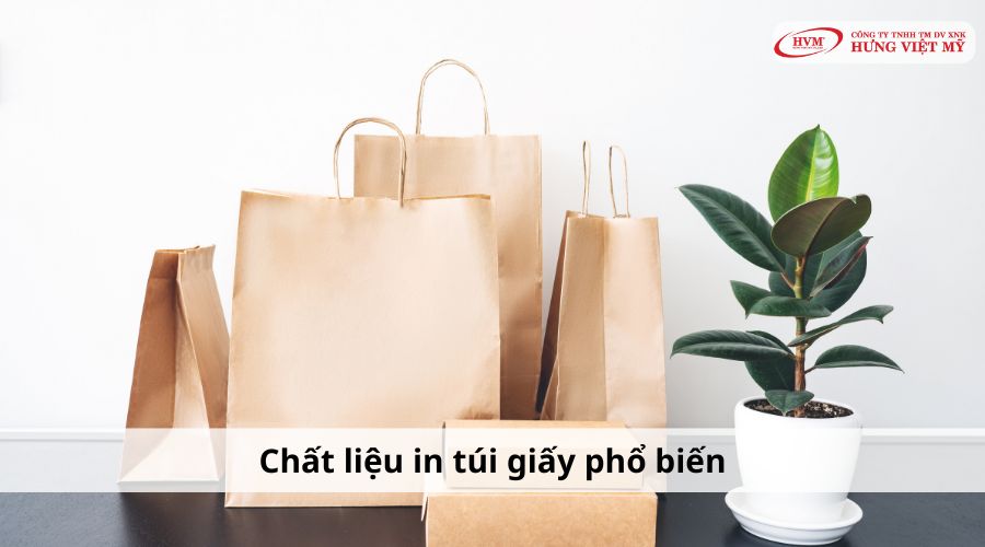 Chất liệu túi giấy phổ biến