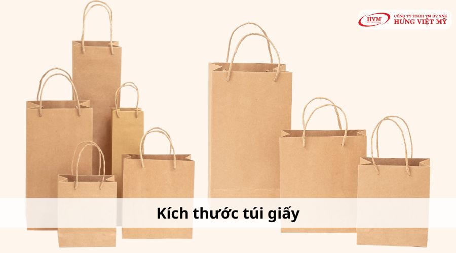 Kích thước in túi giấy