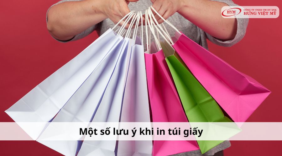 Một số lưu ý khi in túi giấy