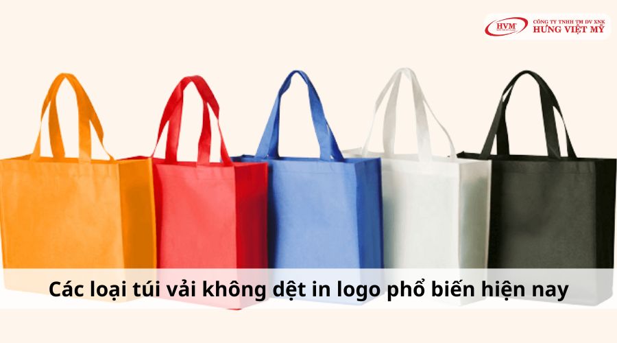 Các loại túi vải in logo phổ biến hiện nay