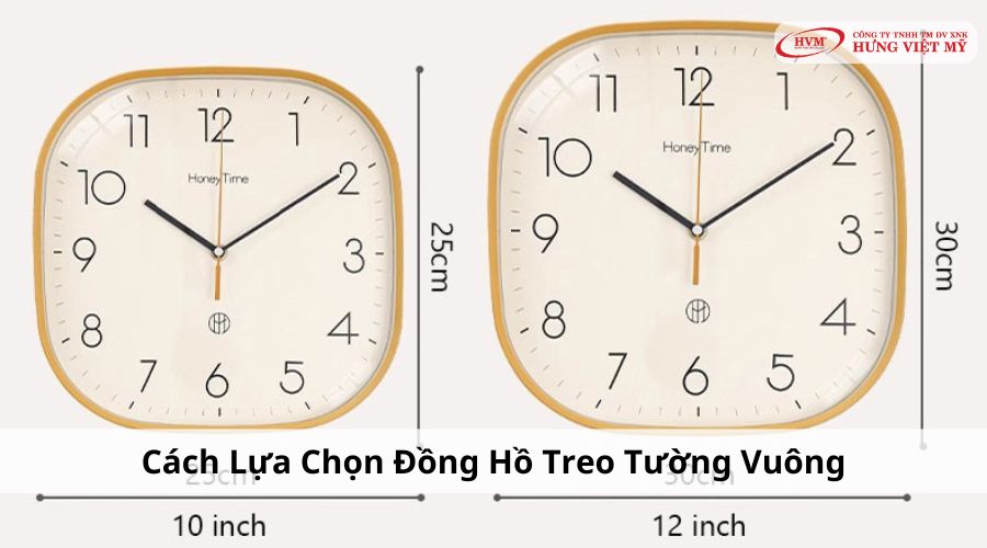 Cách lựa chọn đồng hồ vuông