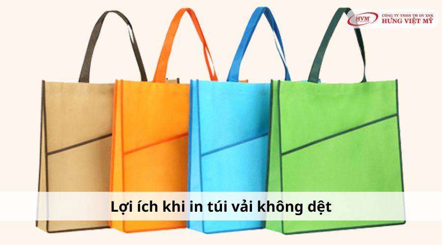 Lợi ích khi in túi vải không dệt