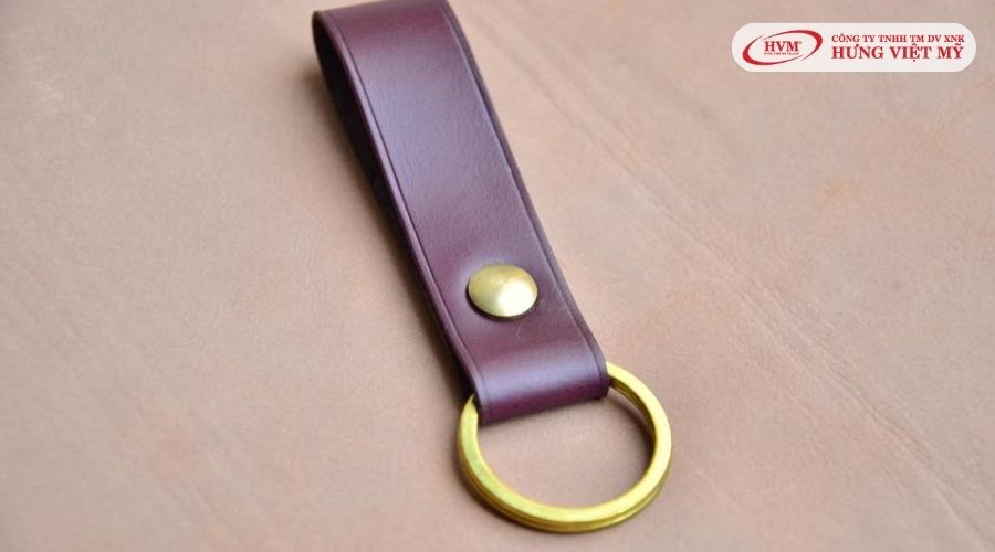 Móc chìa khóa xe máy bằng da