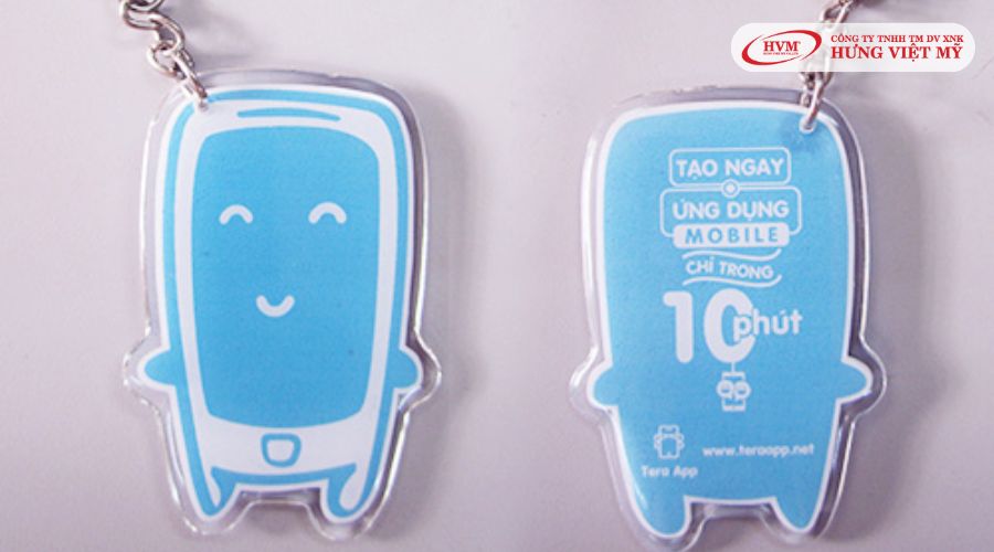 Móc khóa xe máy dạng đổ keo