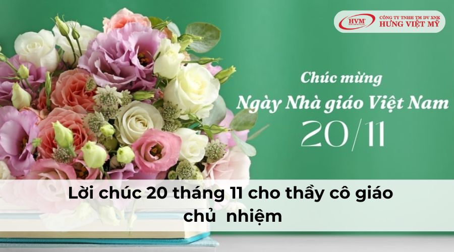 Lời chúc 20 tháng 11 cho thầy cô giáo chủ nhiệm