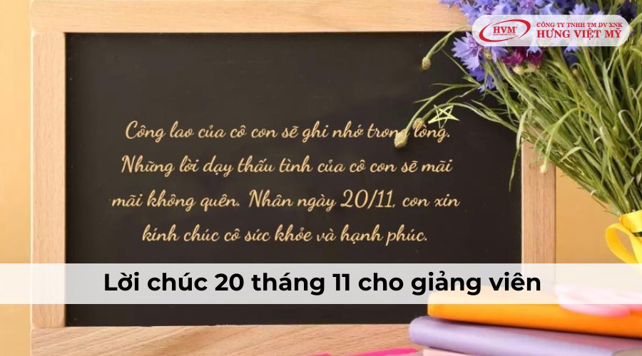 Lời chúc 20 tháng 11 cho giảng viên