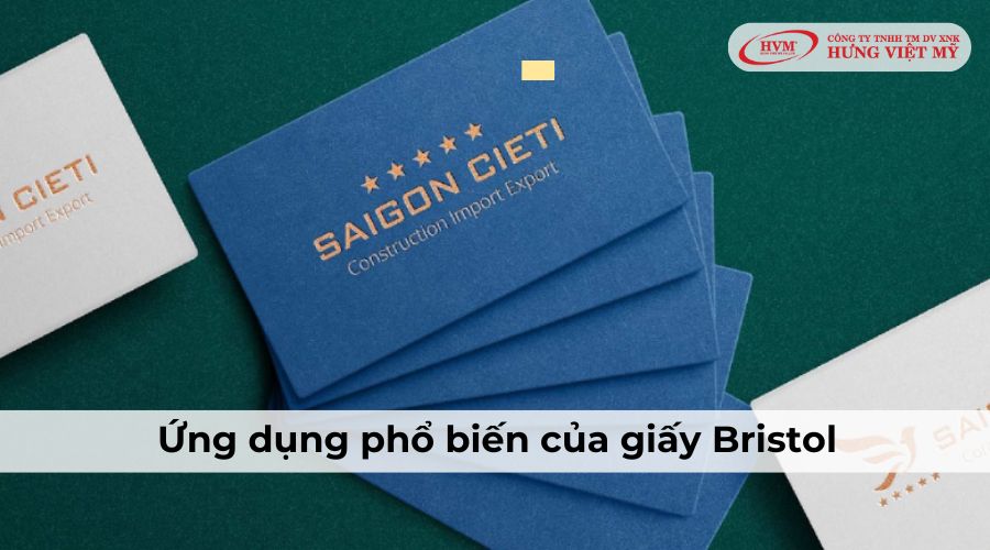 Ứng dụng phổ biến của giấy Bristol