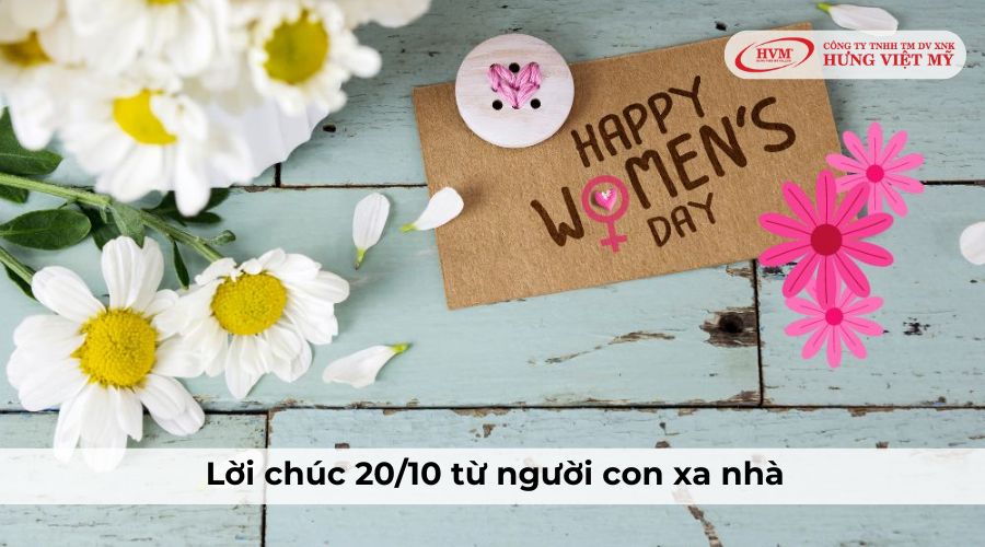 Lời chúc 20/10 cho mẹ của người con xa nhà