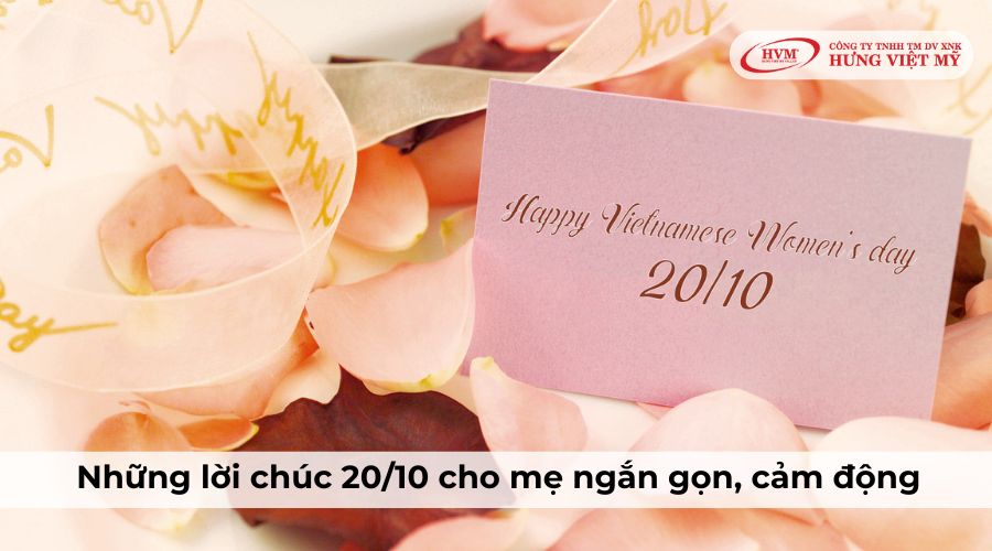 Những lời chúc 20/10 cho mẹ ngắn gọn, cảm động