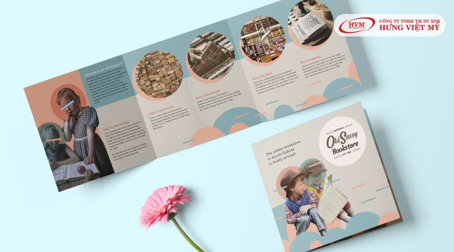 Brochure xu hướng thiết kế Vintage