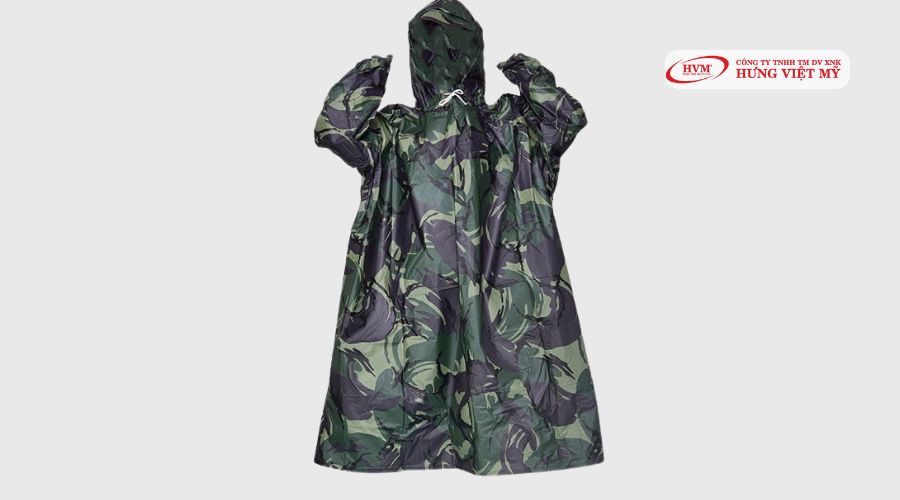 Áo mưa ích kỷ họa tiết rằn ri