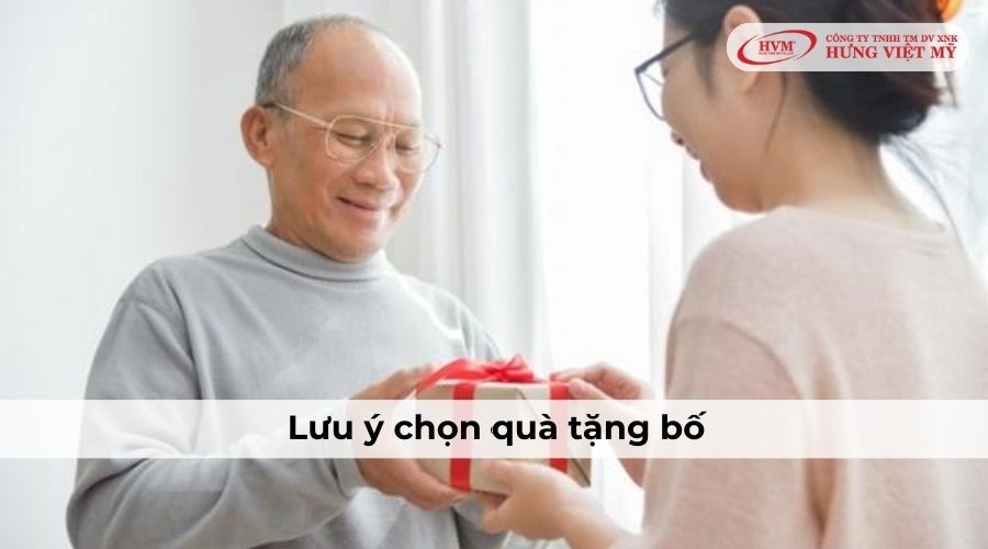 Lưu ý khi mua quà tặng bố