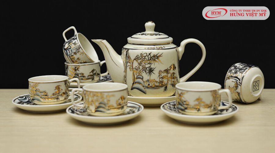 Quà tặng bố bộ ấm chén