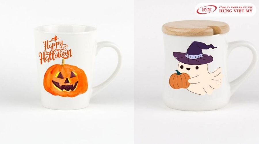 Ly sứ in chủ đề Halloween 