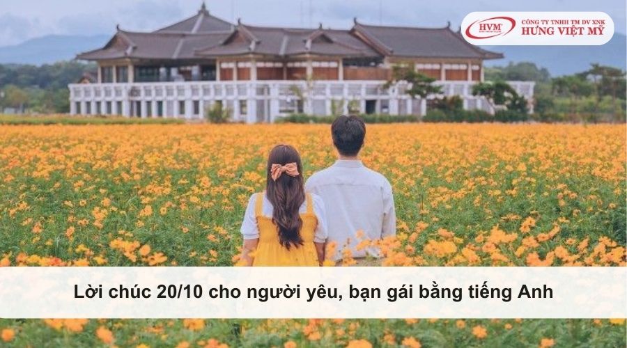 Lời chúc 20/10 cho người yêu, bạn gái bằng tiếng Anh