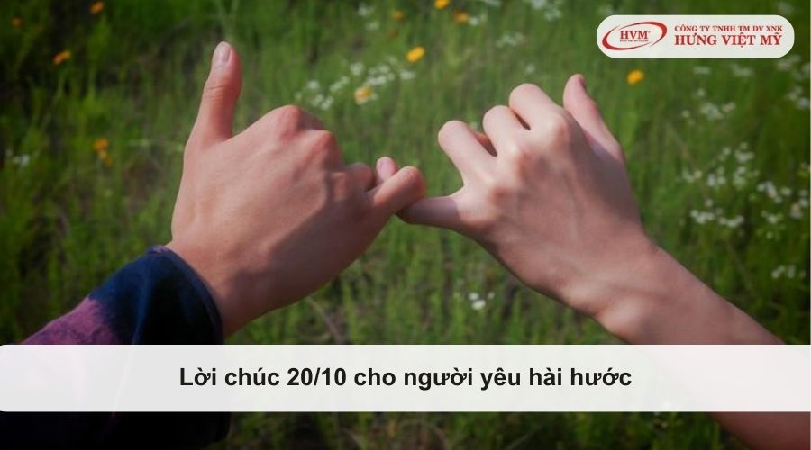 Lời chúc 20/10 cho người yêu hài hước
