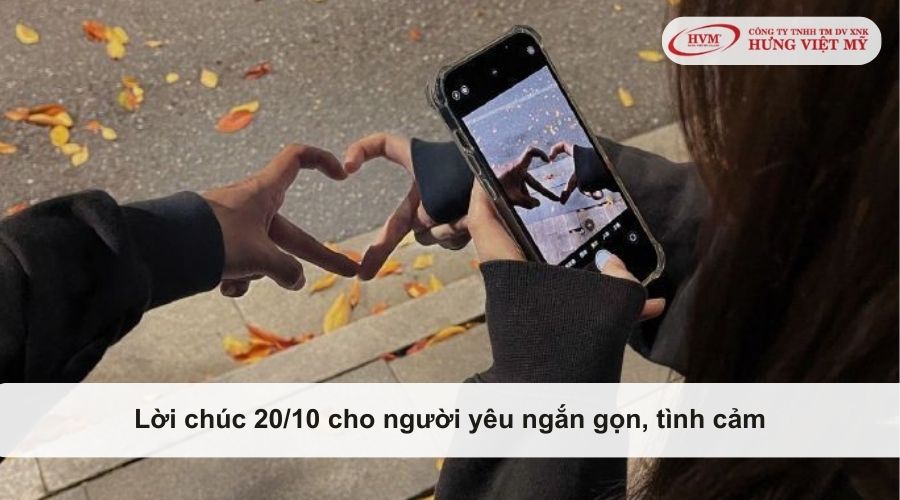 Lời chúc 20/10 cho người yêu ngắn gọn, tình cảm