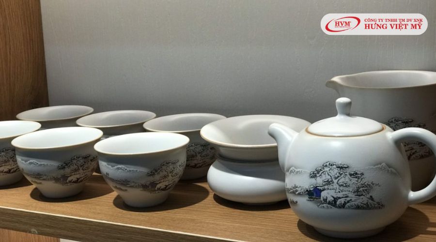 Bộ ấm chén uống trà cao cấp Cảnh Đức Trấn