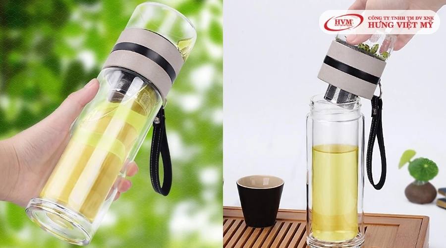 Bình pha trà thủy tinh dung tích 500ml