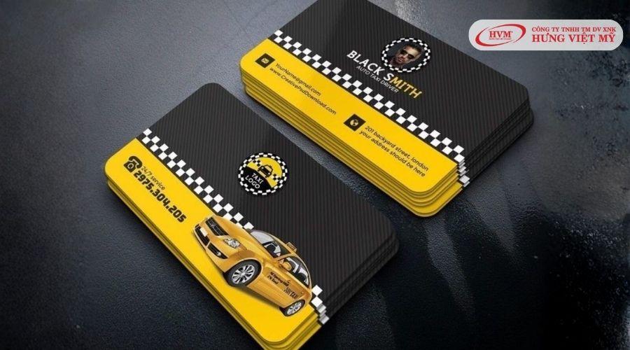 Mẫu card visit taxi độc đáo