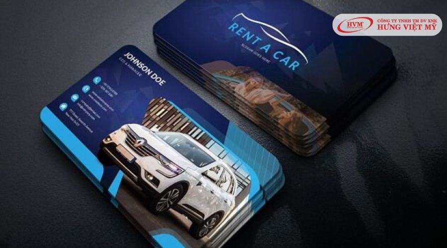 Mẫu card visit taxi hiện đại, đơn giản