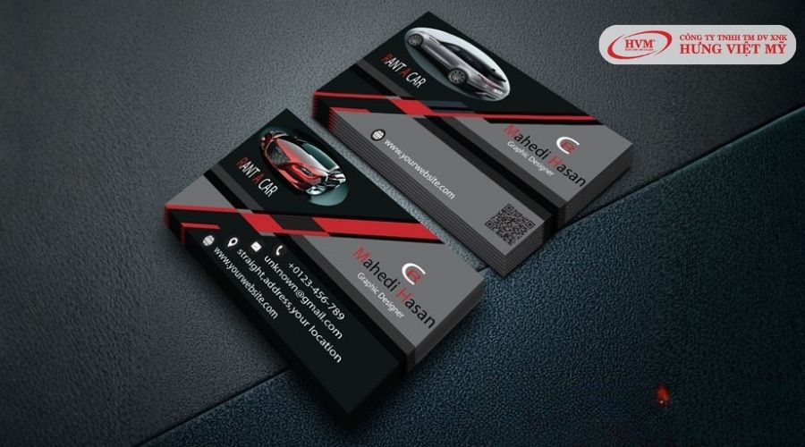Mẫu card visit taxi thiết kế chuyên nghiệp