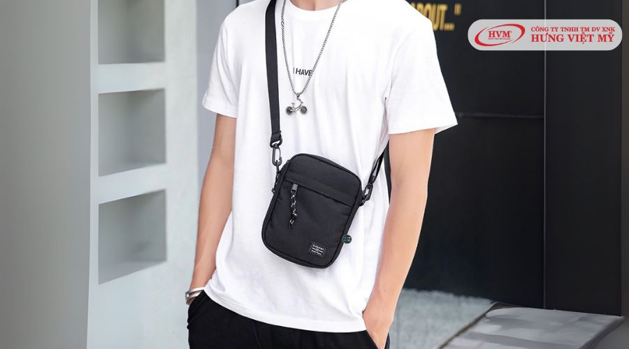 Túi vải đeo chéo mini, nhỏ gọn