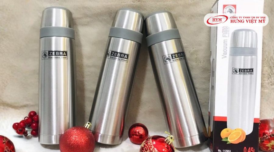 Bình giữ nhiệt inox 304 Zebra Thái Lan 450ml