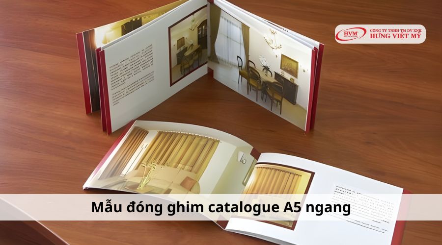 Mẫu in catalogue A5 ngang