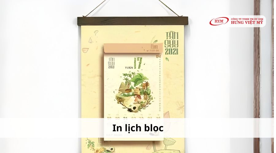 In lịch bloc