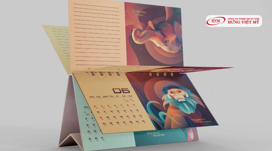 In lịch chữ a theo yêu cầu