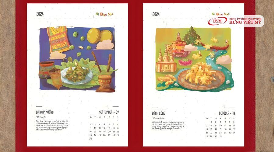 In lịch treo tường độc đáo