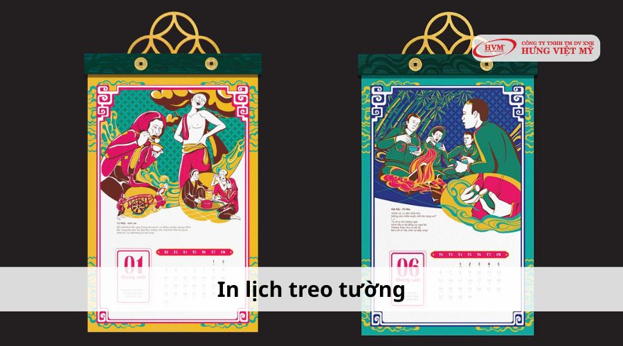 In lịch treo tường