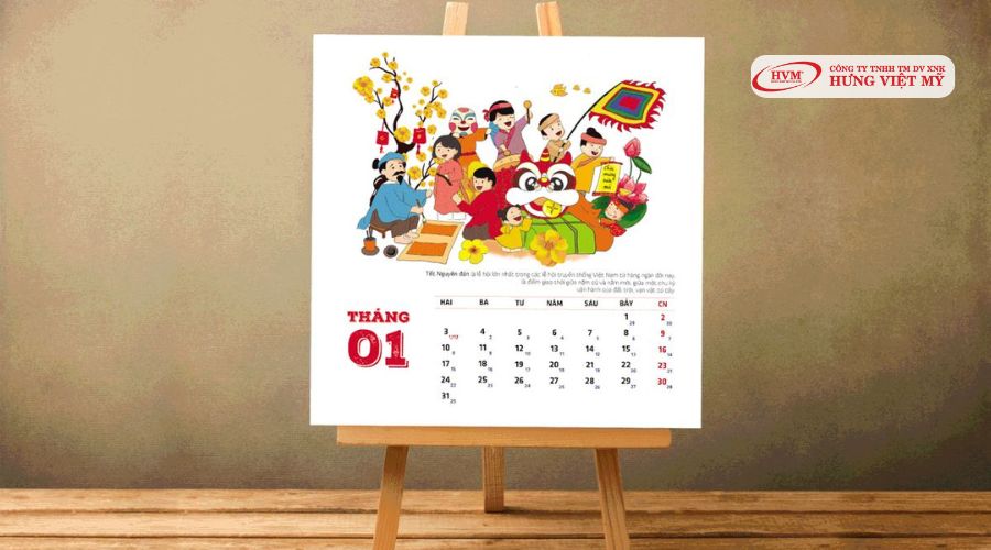 In lịch Tết giá rẻ