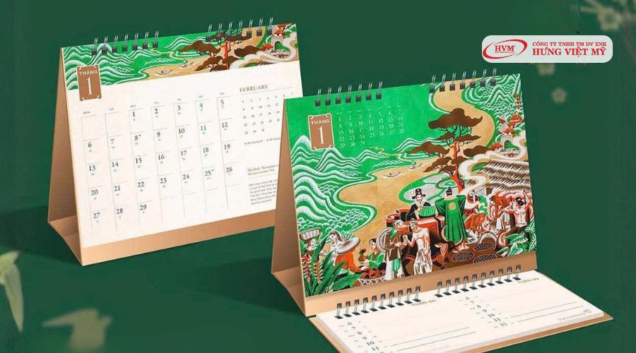 Tặng quà lịch Tết