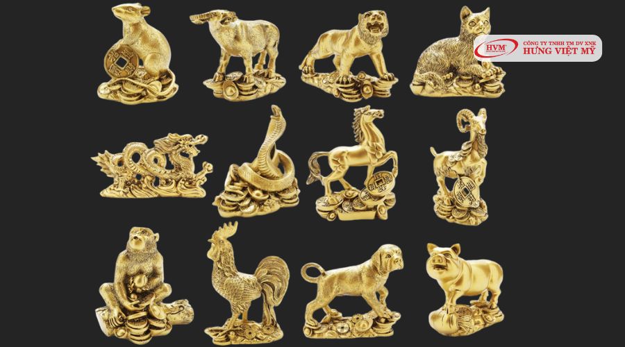 Quà tặng Tết tượng 12 con giáp