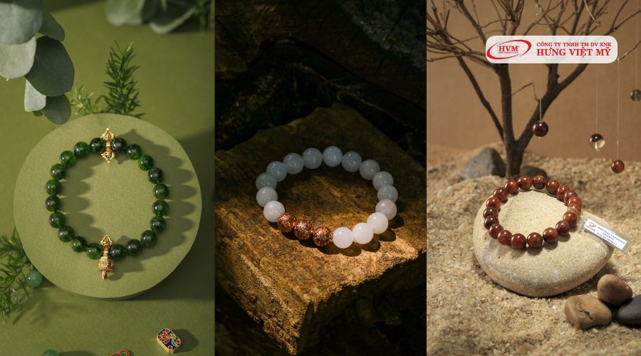 Vòng đá phong thủy quà tặng Tết