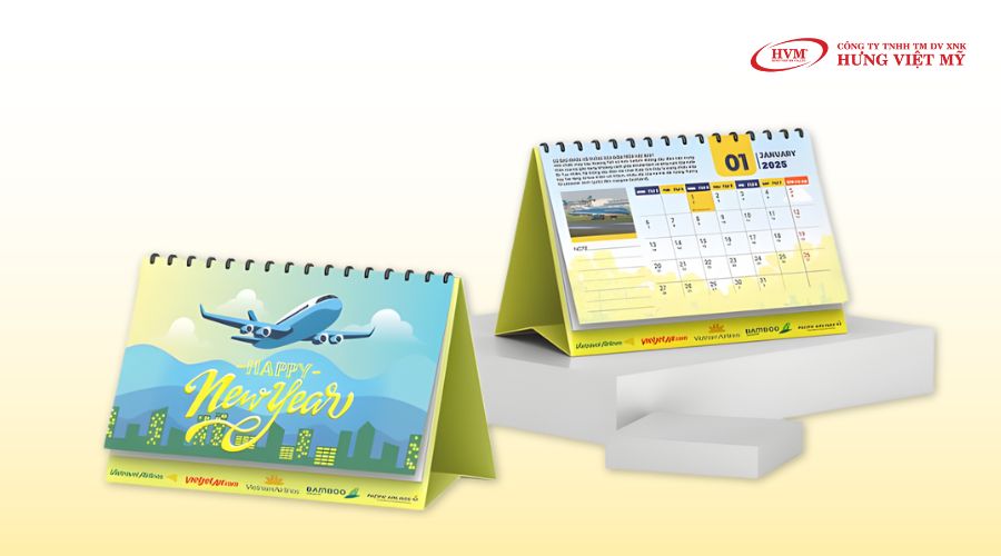 Lịch để bàn cơ bản